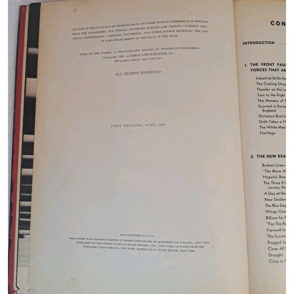 Eyes on the World A Photographic Record of History in the Making 1st Edition HC - Picture 8 of 9